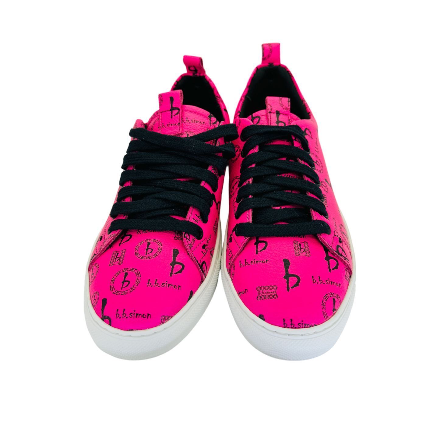 Women BB Pattern Sneakers Pink