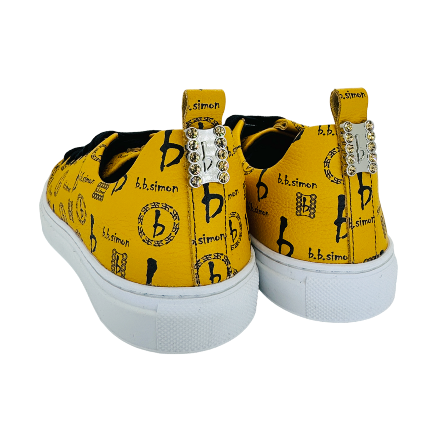 Men BB Pattern Sneakers yellow