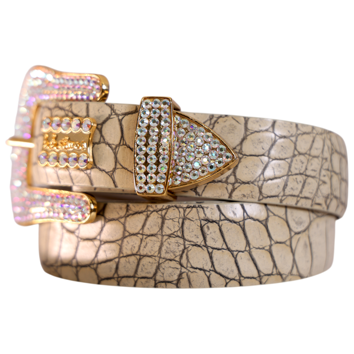 Classic Skinny White Croc AB