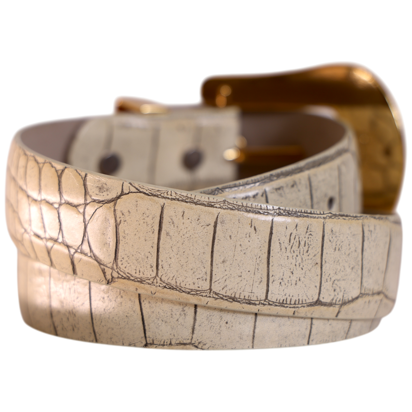 Classic Skinny White Croc AB