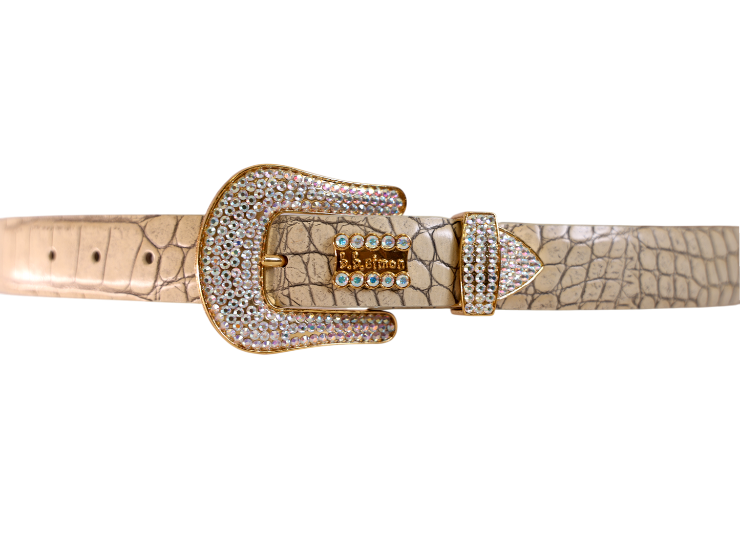 Classic Skinny White Croc AB
