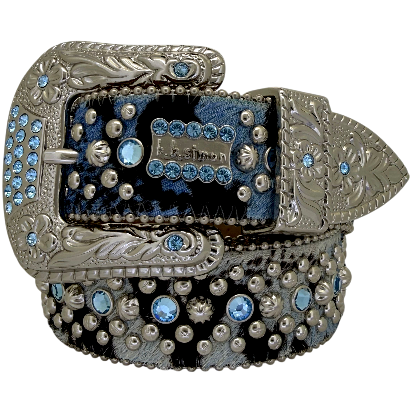 Trojan Aqua Blue Leopard