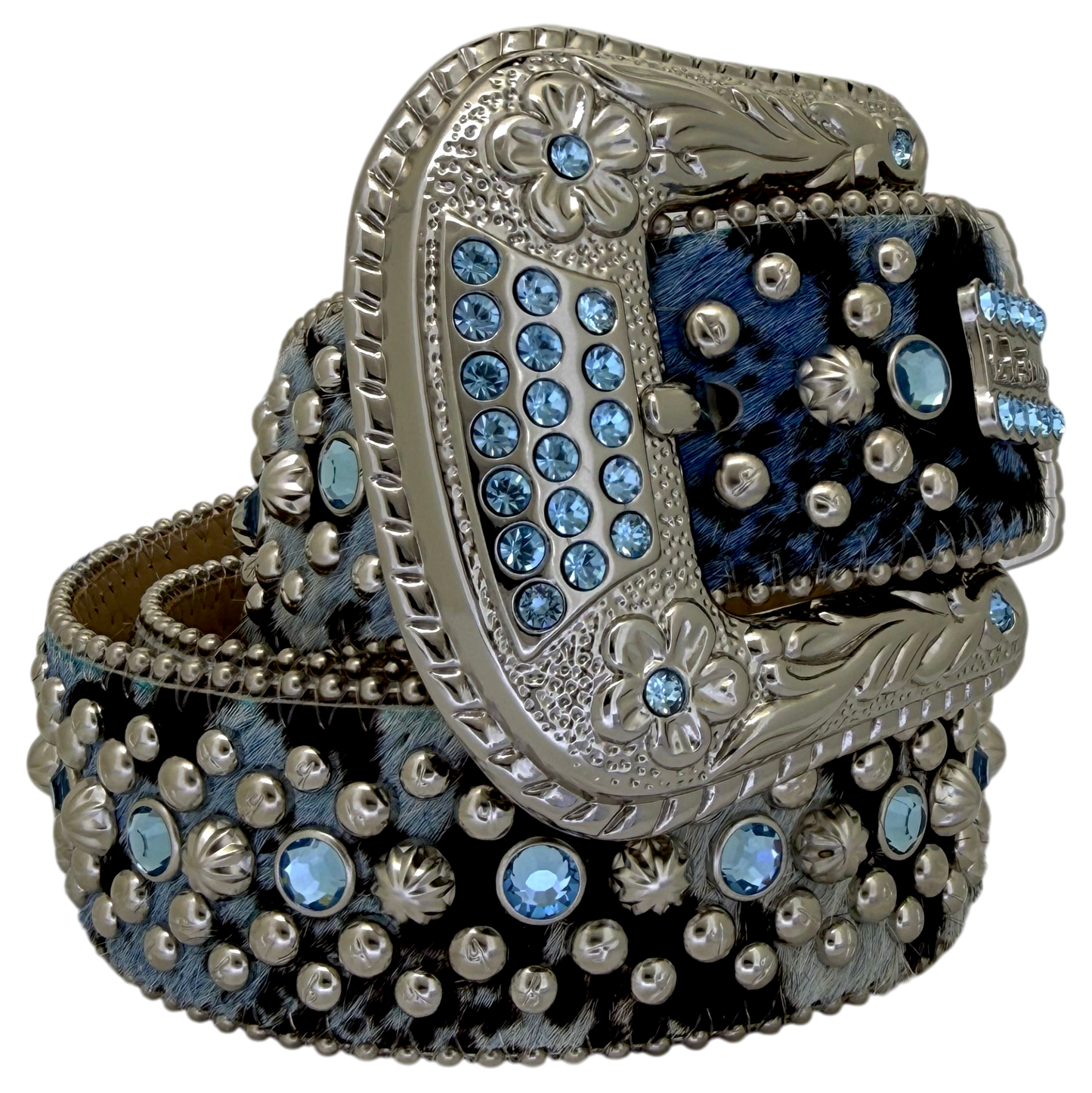 Trojan Aqua Blue Leopard