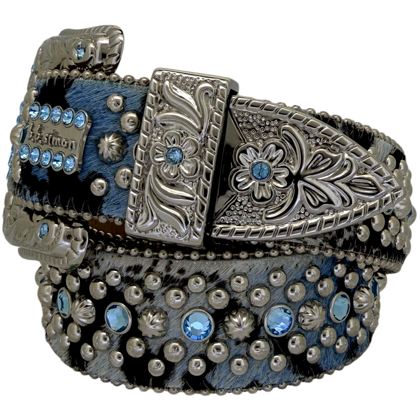 Trojan Aqua Blue Leopard