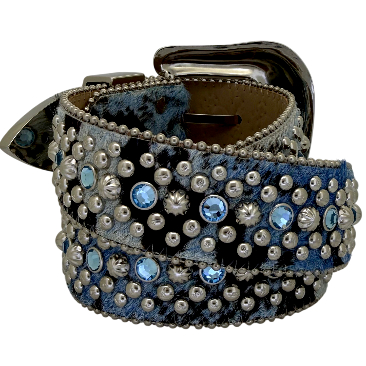 Trojan Aqua Blue Leopard