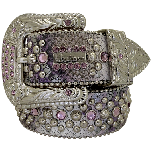 Trojan Silver Amethyst Snakeskin