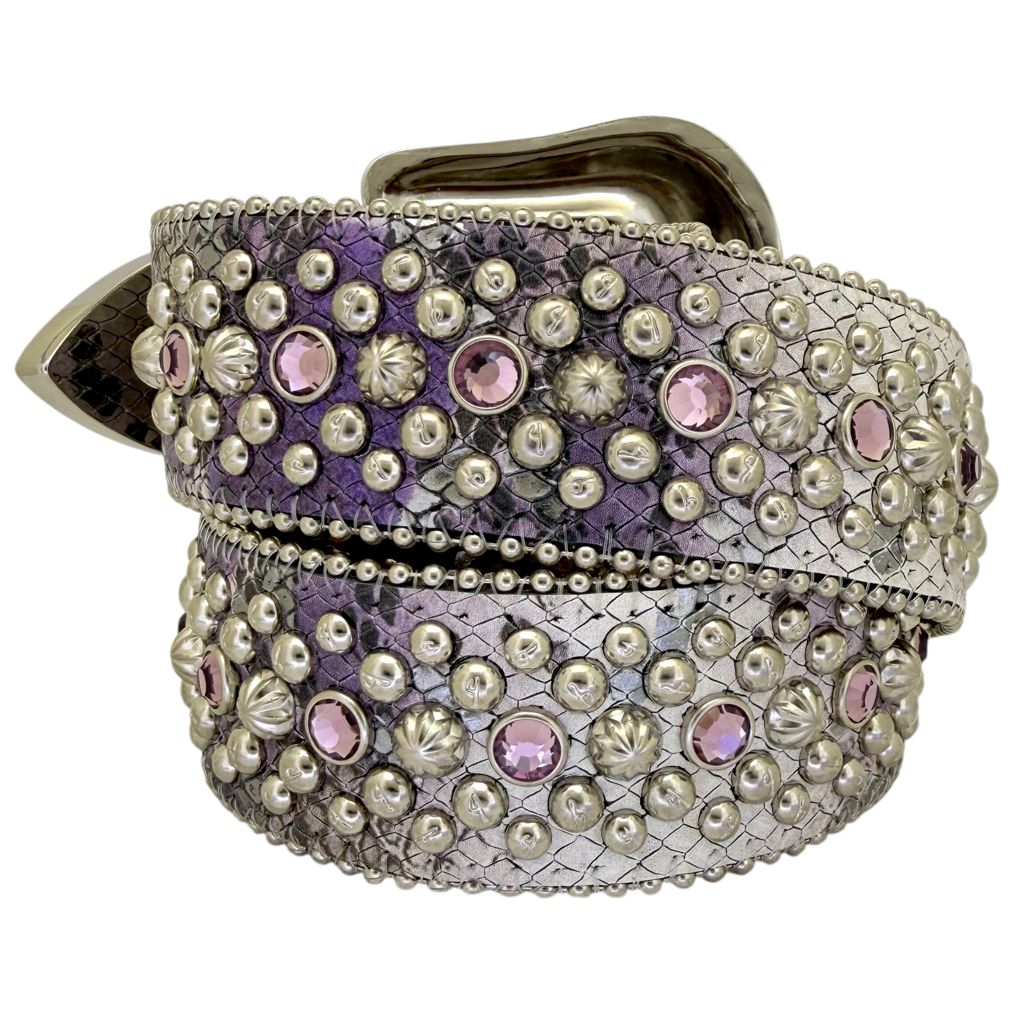 Trojan Silver Amethyst Snakeskin