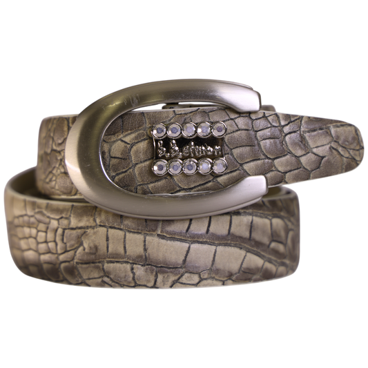 Classic Skinny Grey Croc