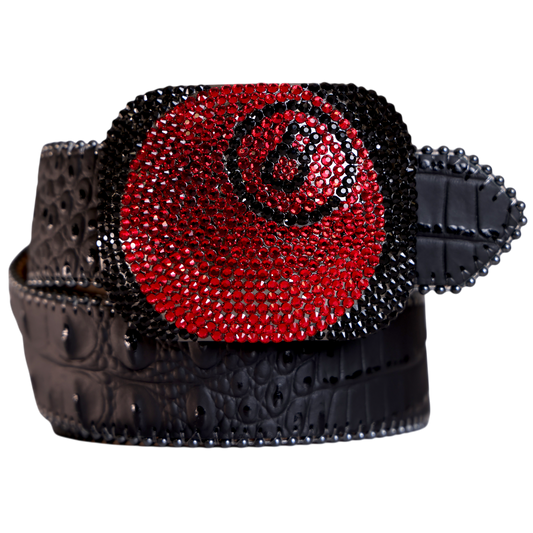 Croc Black / Red Classic 8-Ball