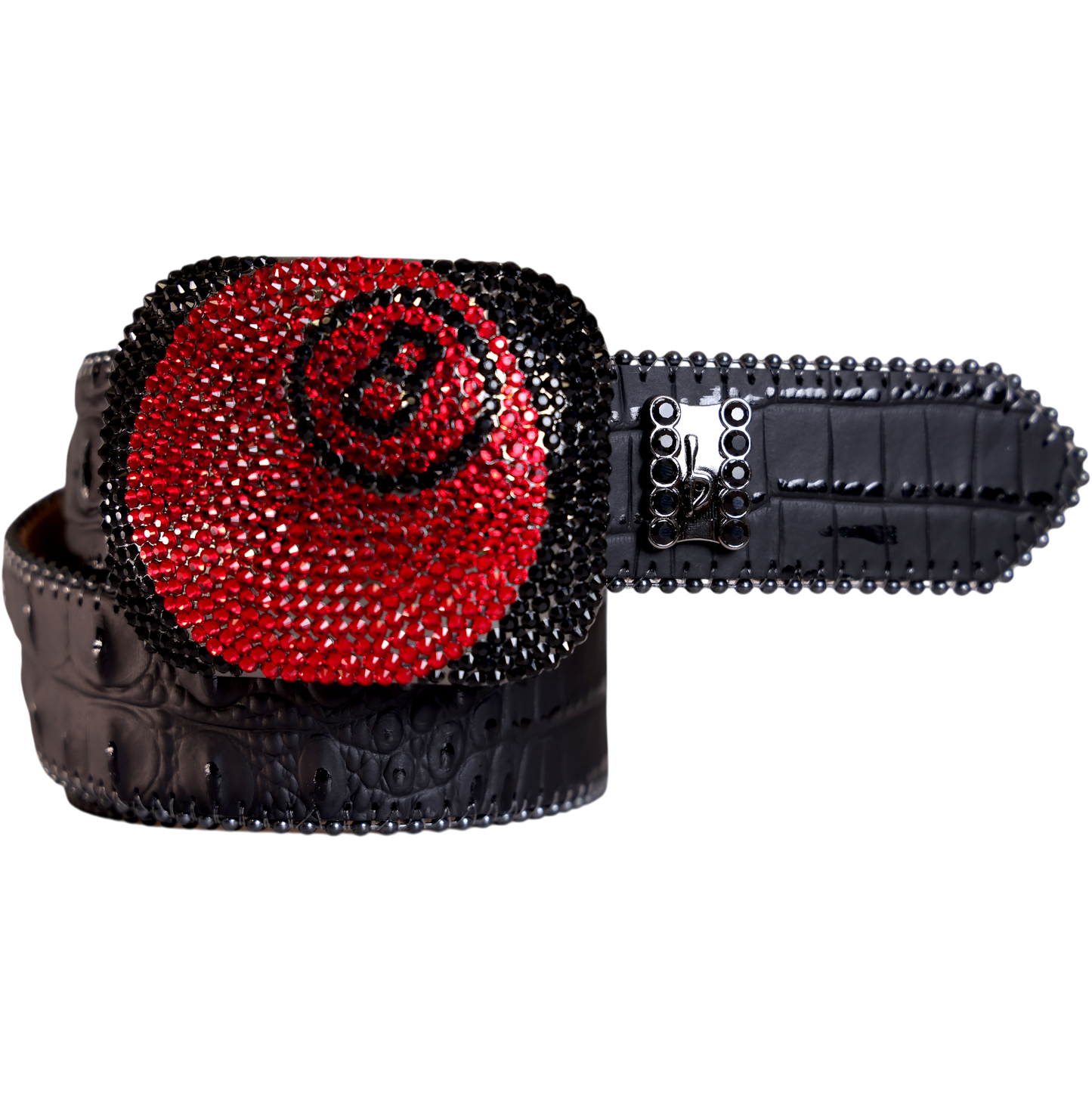 Croc Black / Red Classic 8-Ball