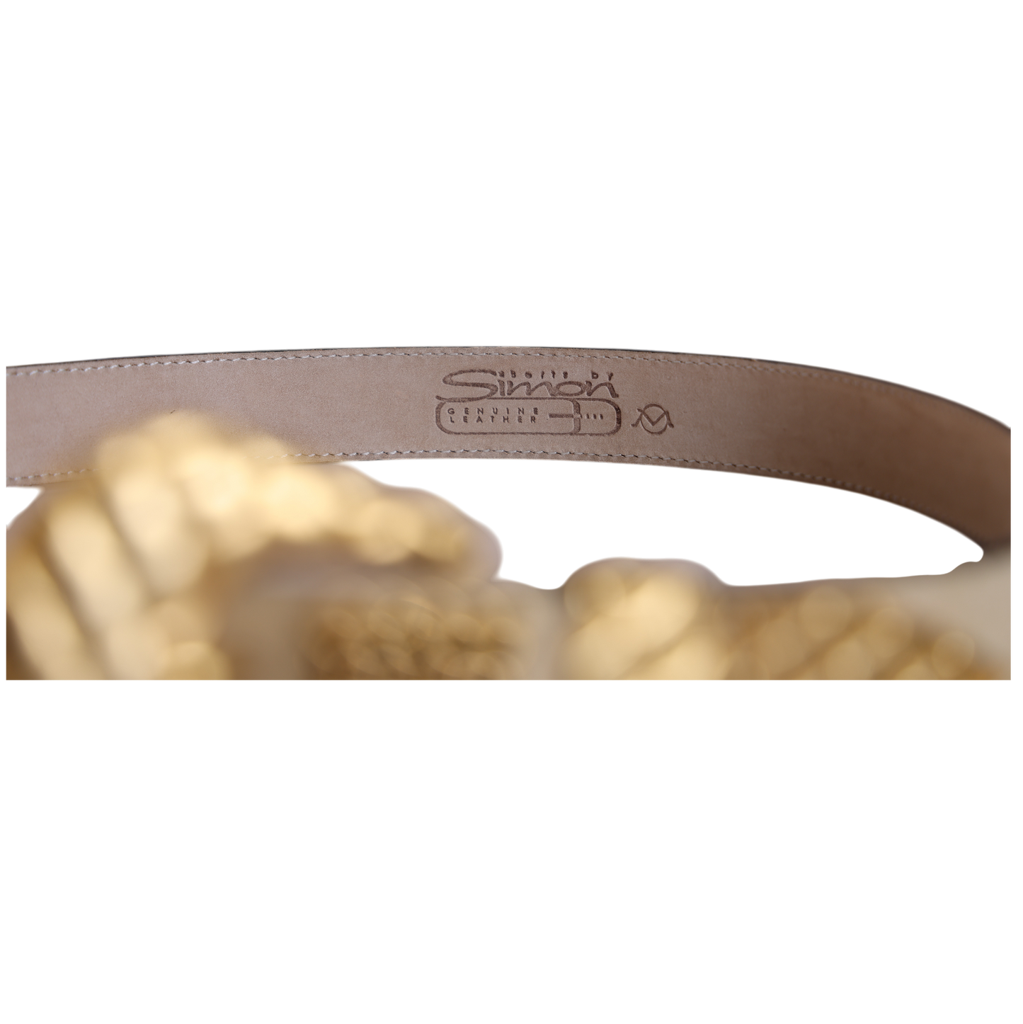 Gold Skinny Classic Tan Suede