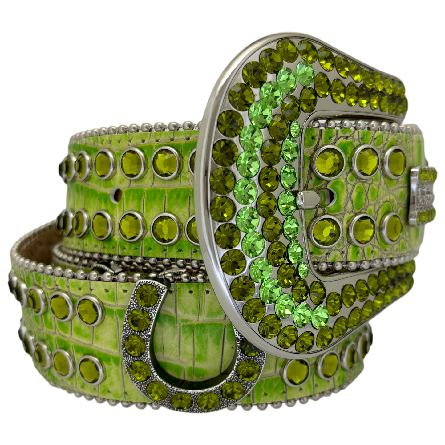 Green Horseshoe Croc