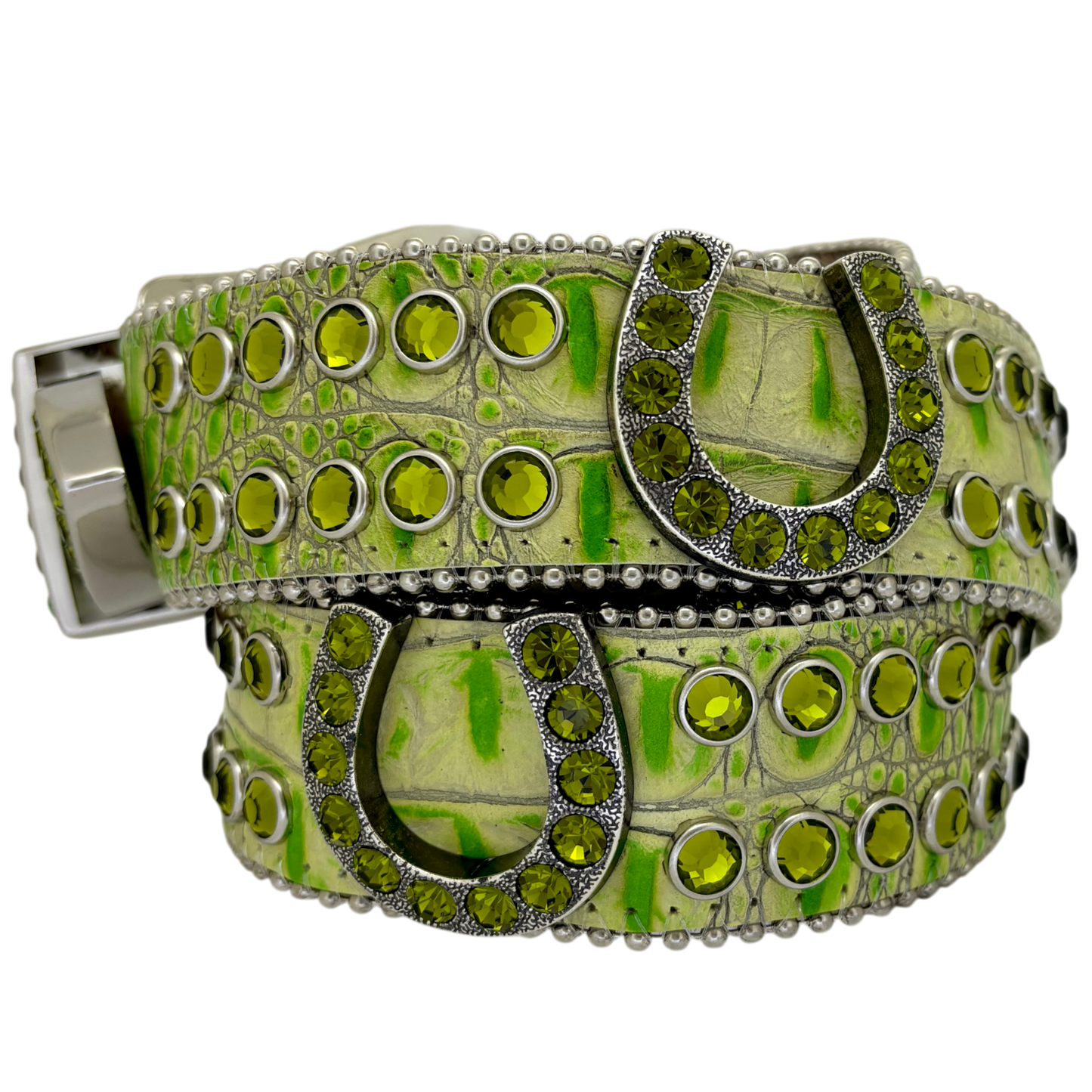 Green Horseshoe Croc