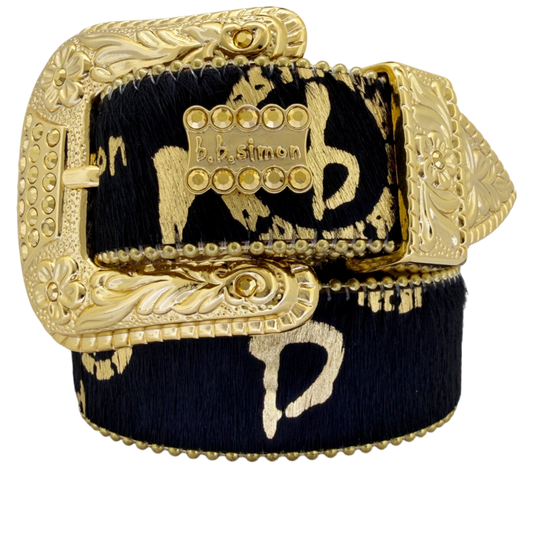 Trojan Classic - Gold Acid Washed Pony Hair - Arum / Gold