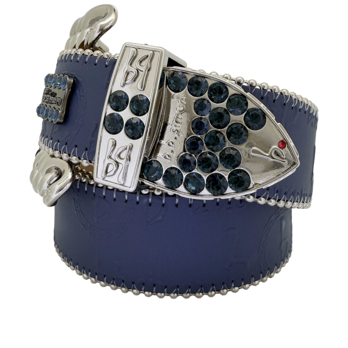 Brooklyn – Blue bb Pattern – Silver