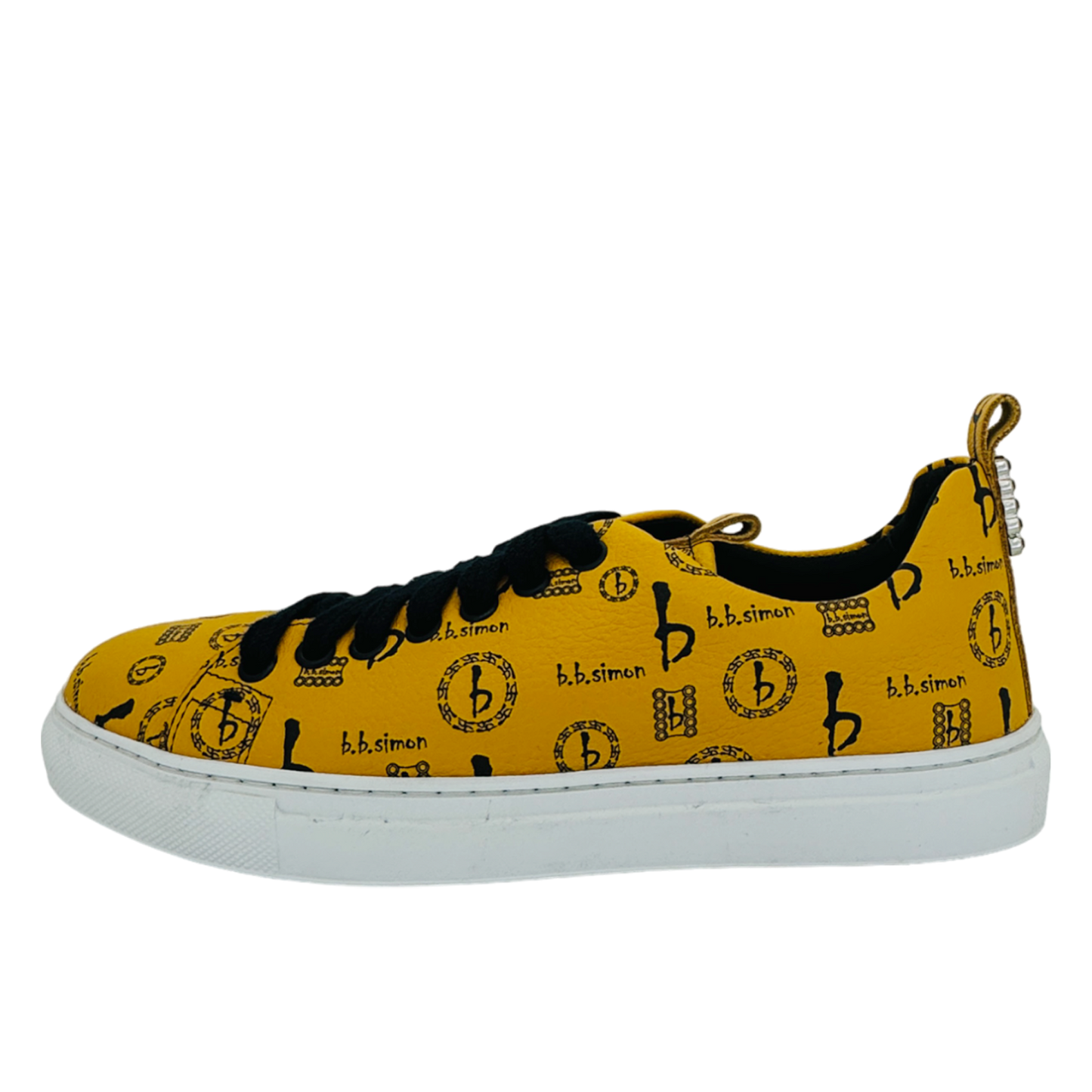 Men BB Pattern Sneakers yellow