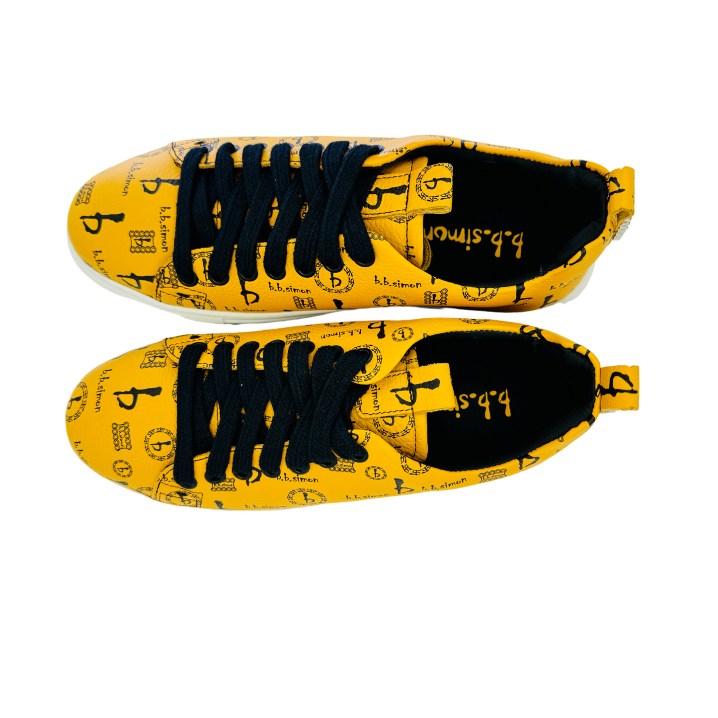 Men BB Pattern Sneakers yellow