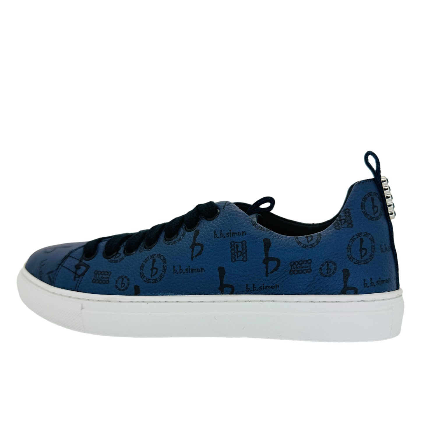 Women BB Pattern Sneakers Navy