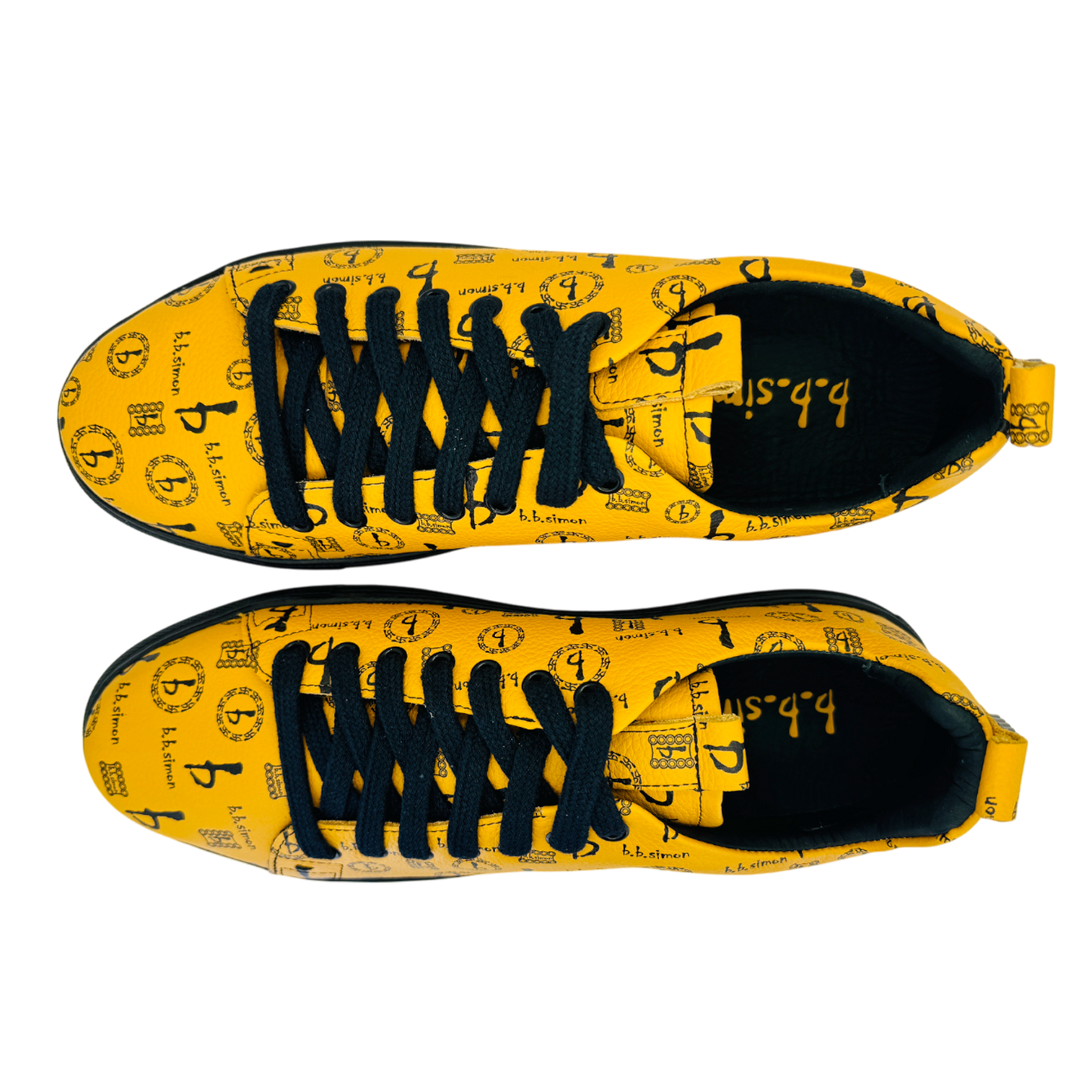 Men BB Pattern Sneakers yellow/Black