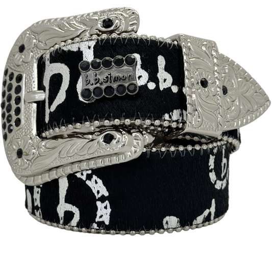 Trojan Classic - Acid Washed Pony Hair Jet /Silver