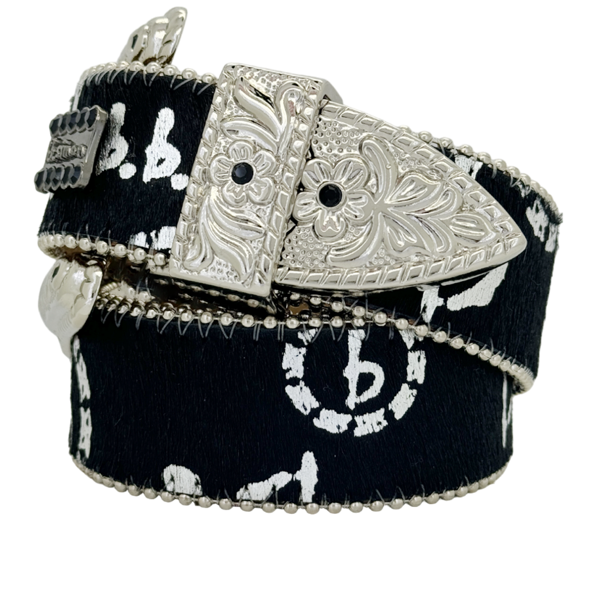 Trojan Classic - Acid Washed Pony Hair Jet /Silver
