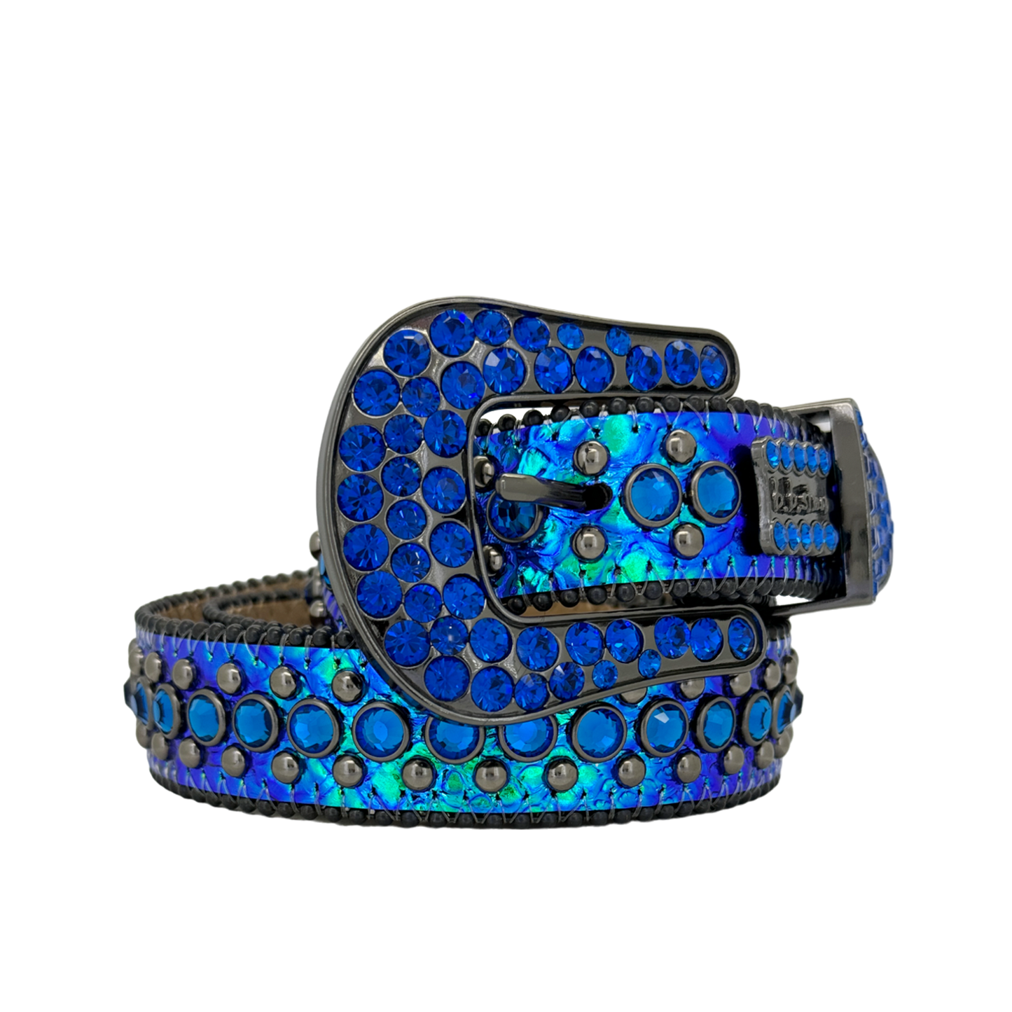 The Kish Skinny Iridescent Blue Python