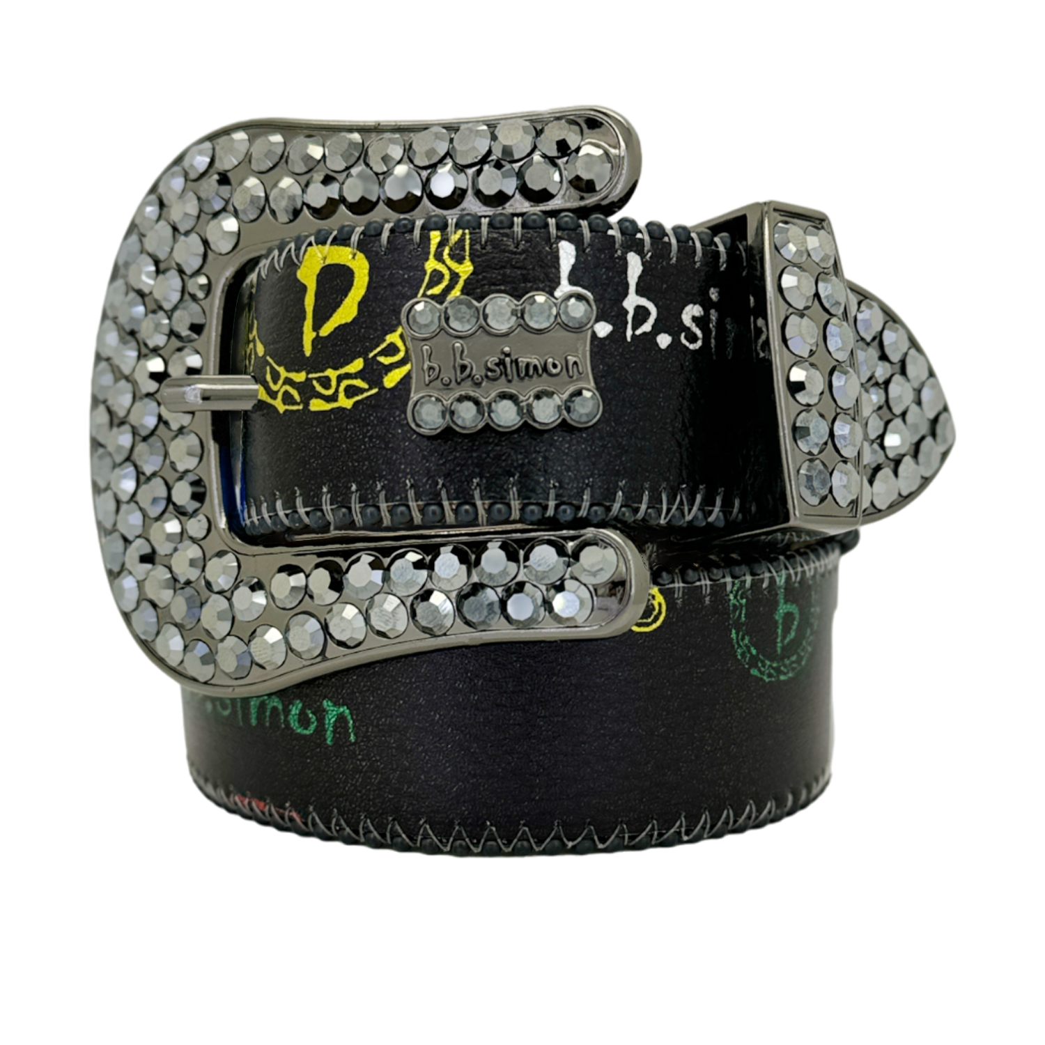 Large BB Pattern Classic Black/Multi – bbsimon