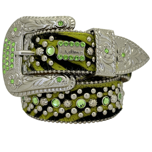 Green Animal Print Peridot