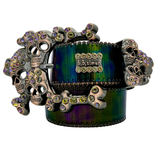 Black Rainbow Skull Pile