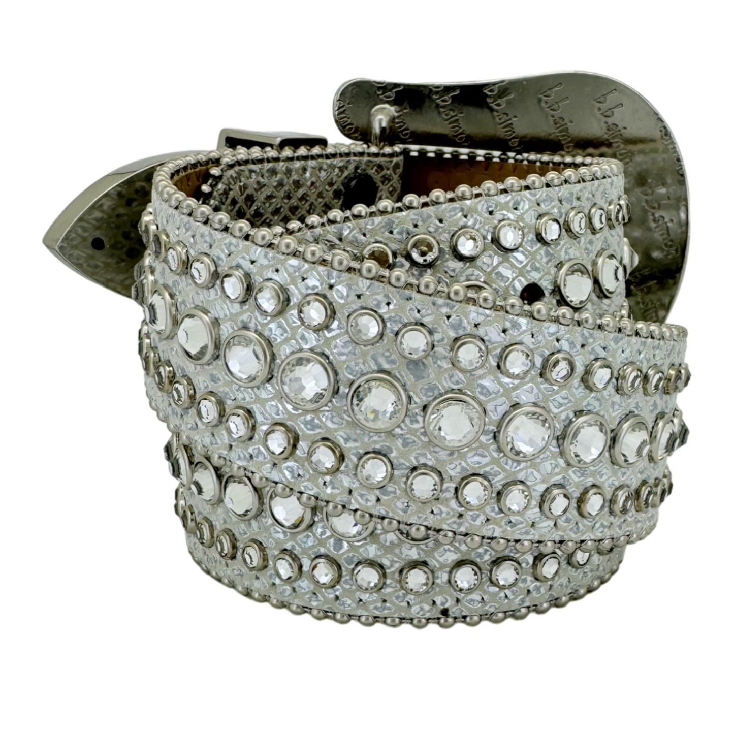 Silver Clear Belt