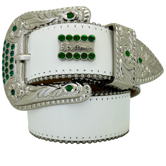 Trojan Classic - White, Emerald / Silver