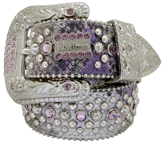 Trojan Silver Amethyst Snakeskin