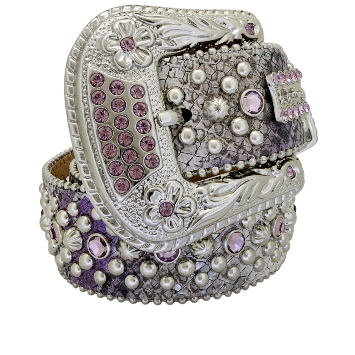Trojan Silver Amethyst Snakeskin
