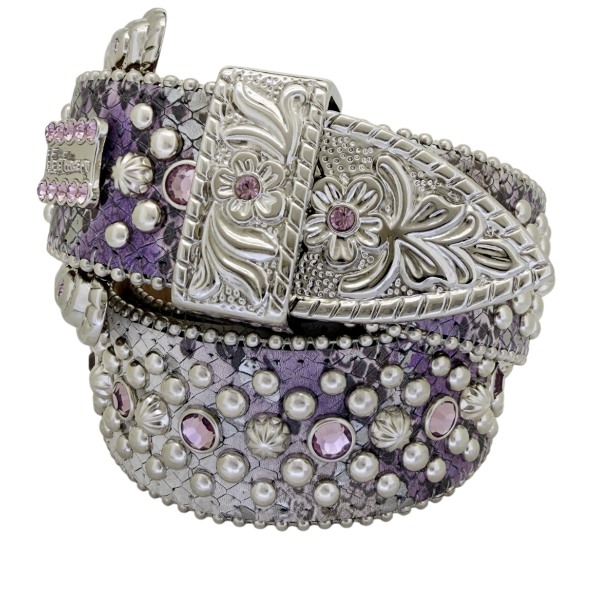 Trojan Silver Amethyst Snakeskin