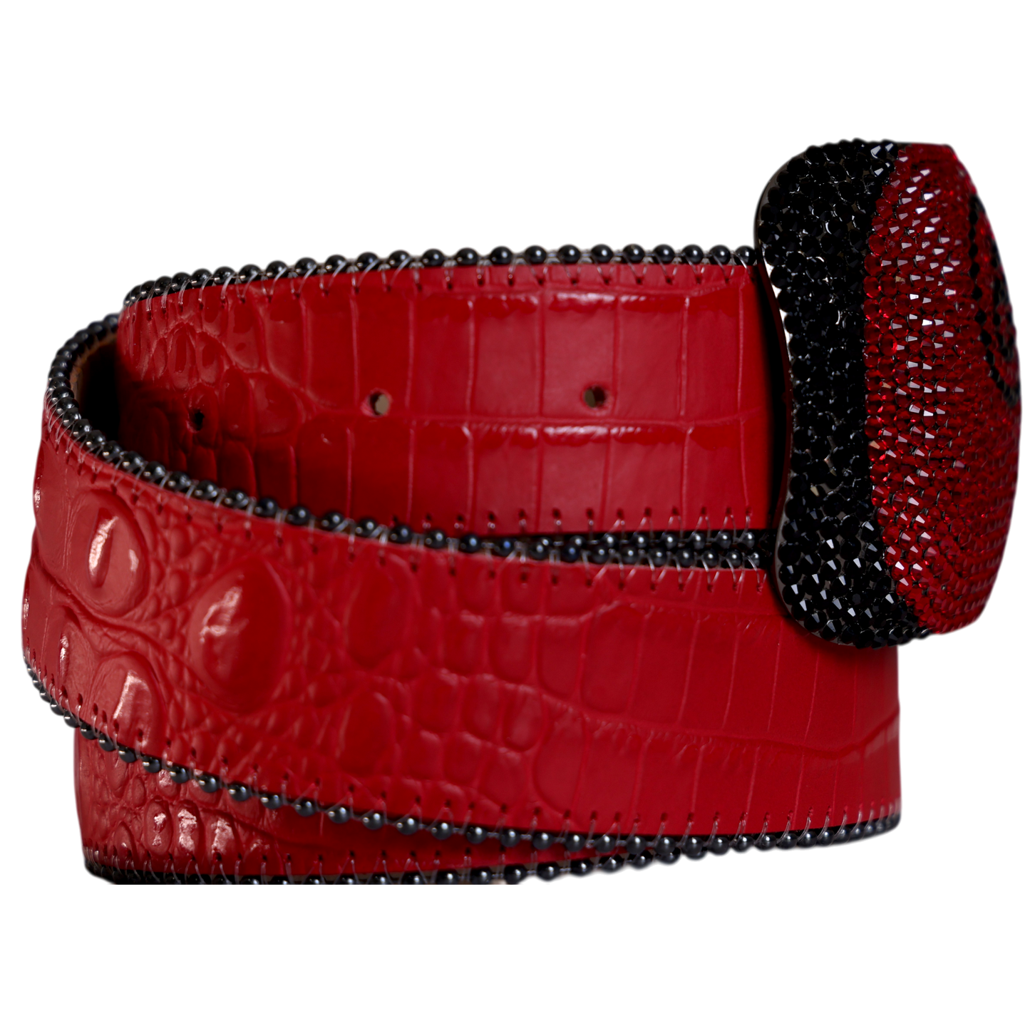 Croc Red / Black Classic 8-Ball