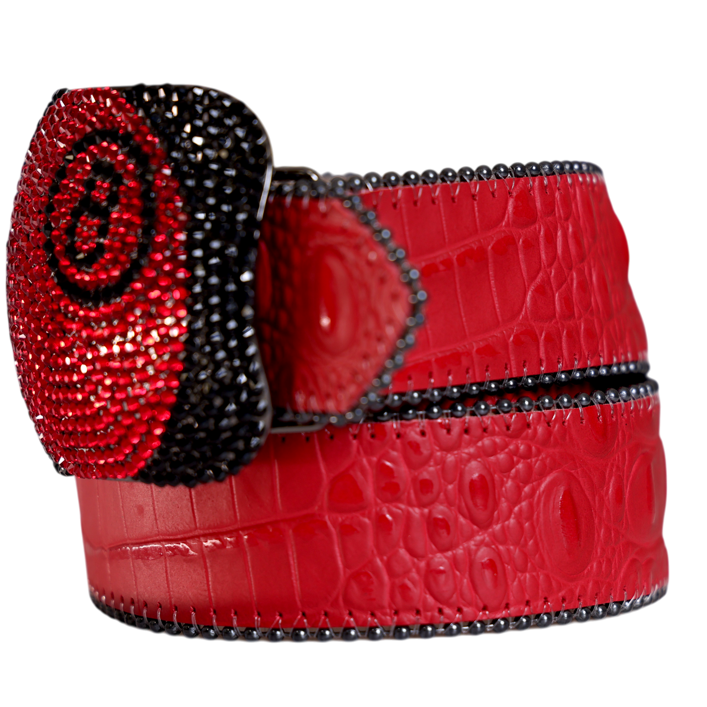 Croc Red / Black Classic 8-Ball